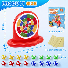 AURASUN pool board surface with high-grip felt keeps darts in place.