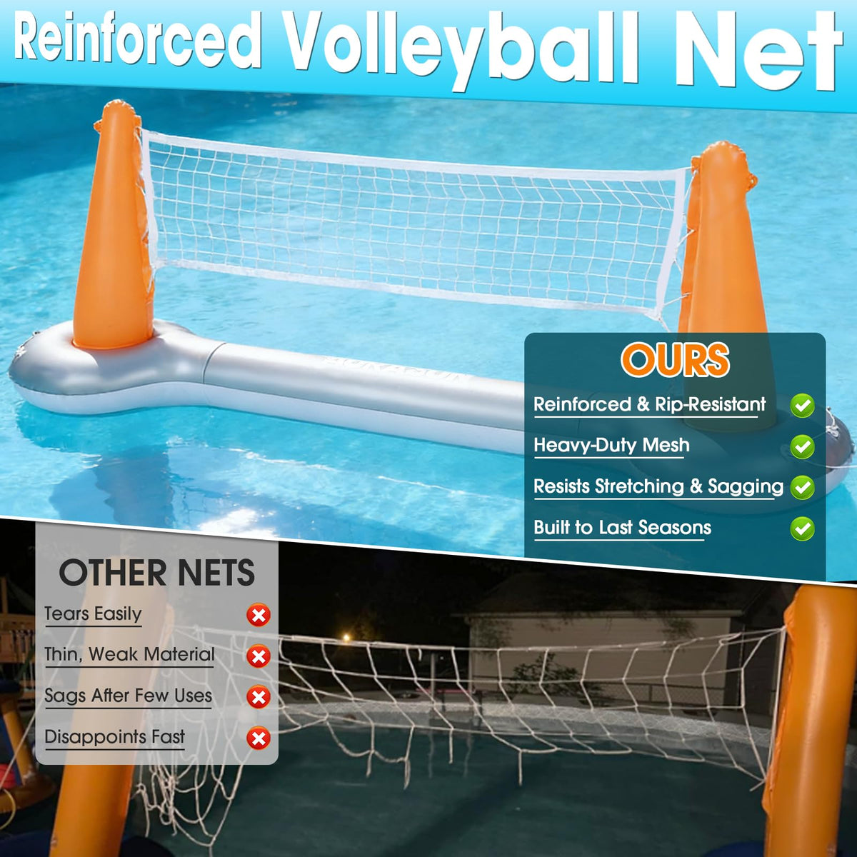 AURASUN inflatable basketball ready for splash-friendly scoring sessions.