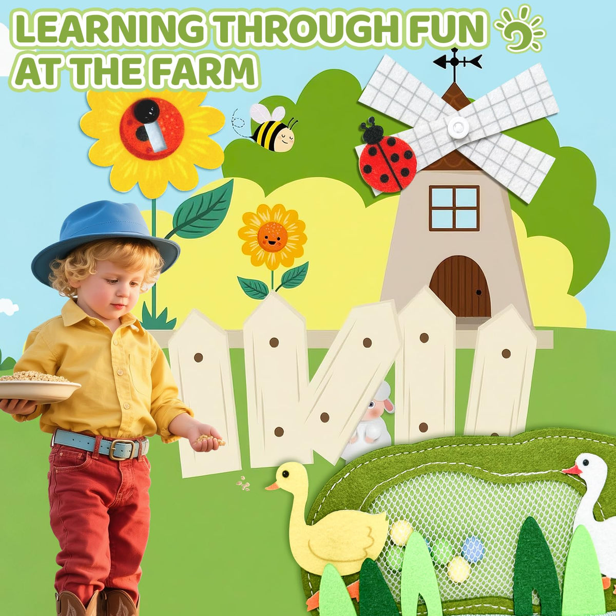 Aurasys Busy Book emotions panel helps toddlers recognize feelings