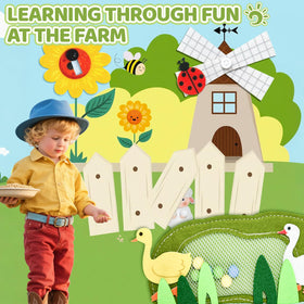 Aurasys Busy Book emotions panel helps toddlers recognize feelings