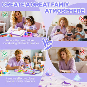 Aurasys Mermaid Busy Board gift box presentation makes a thoughtful learning gift.