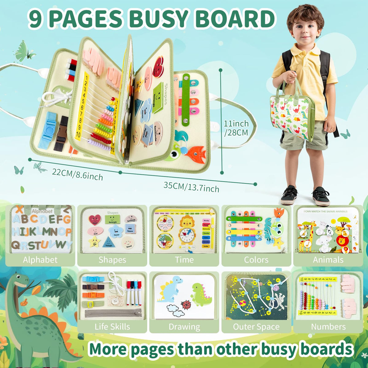 Aurasys soft felt construction with safe stitching supports gentle, kid-friendly exploration