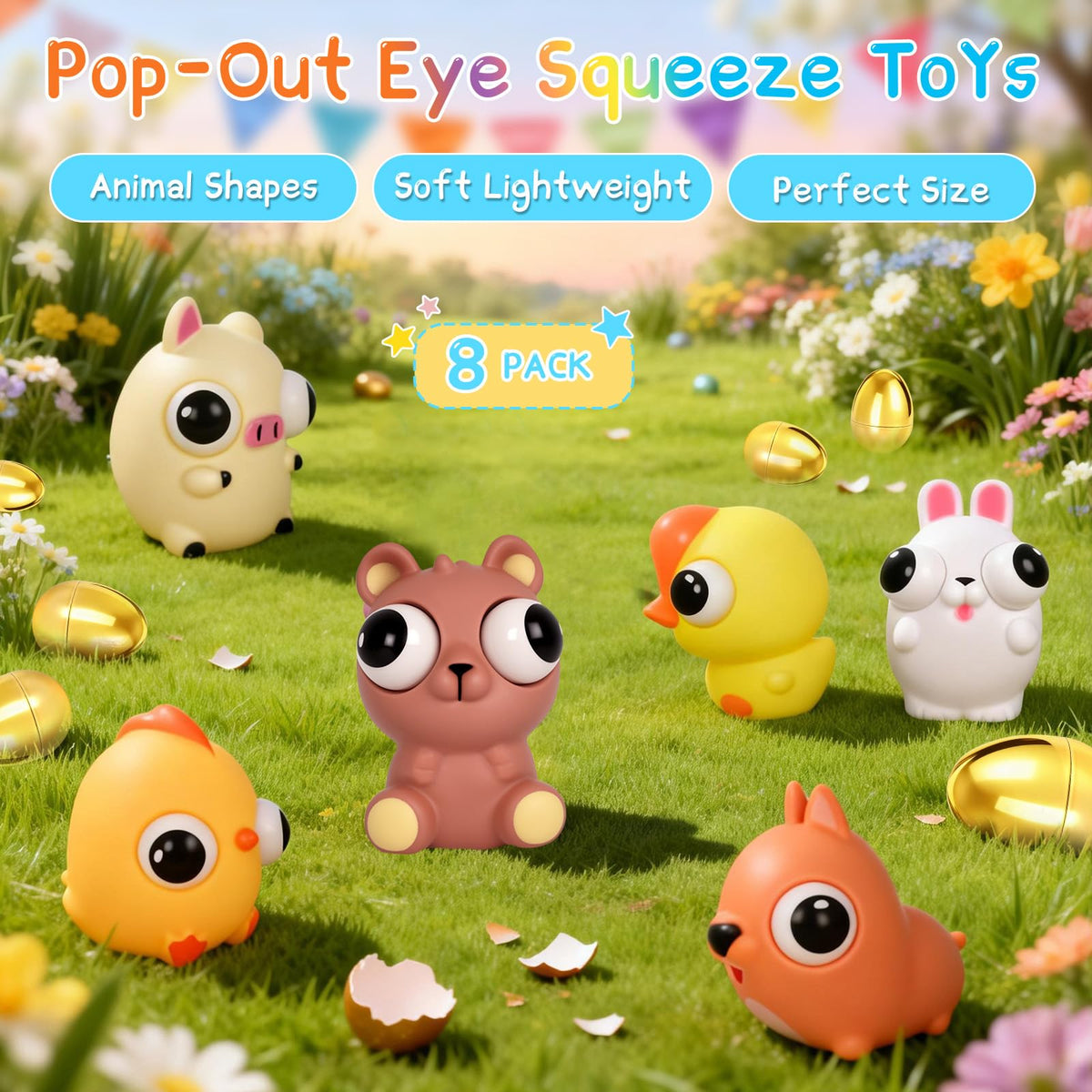 Aurdox eye-popping squeeze toy for playful sensory fun