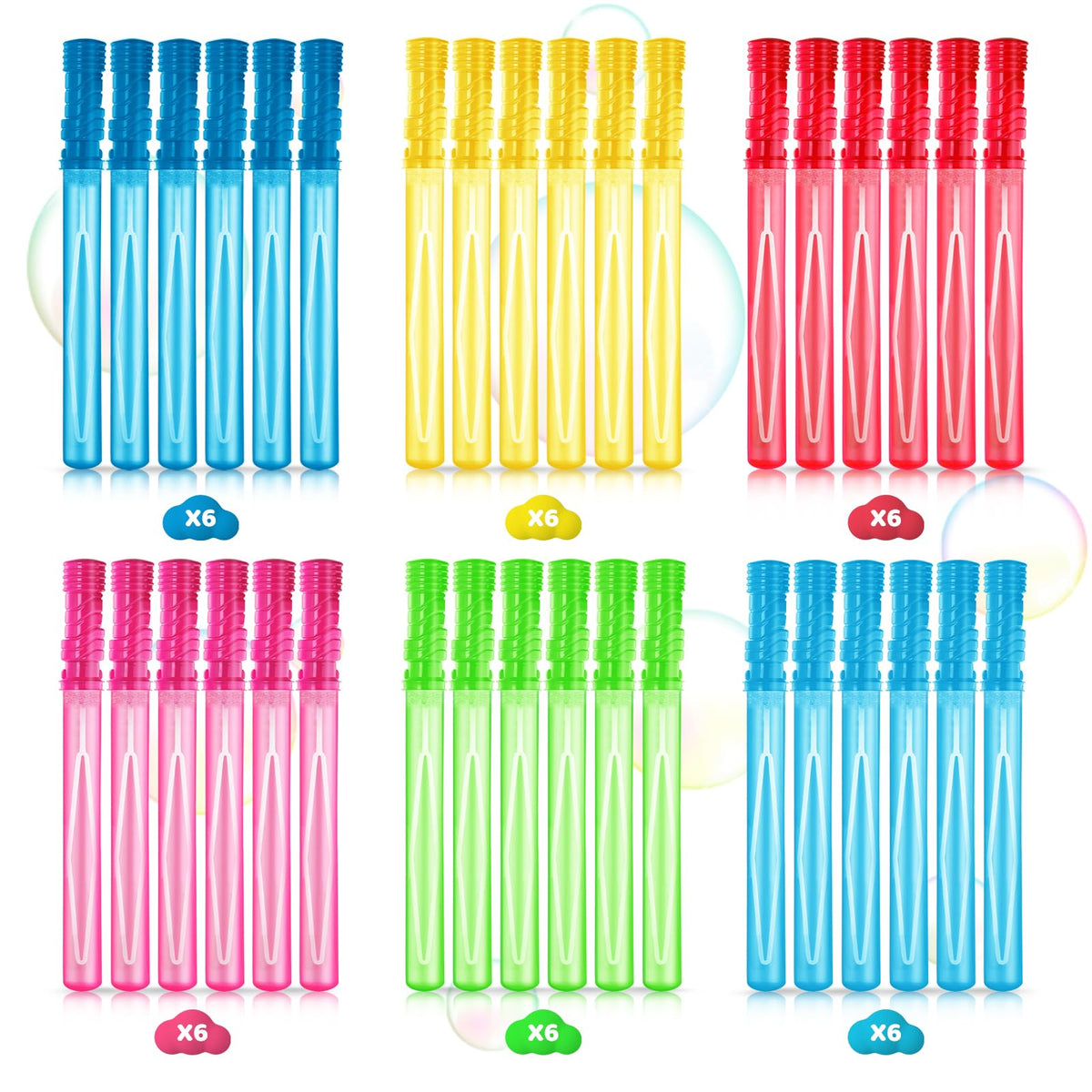 AuroTops bubble wands shown with kids for easy outdoor play.