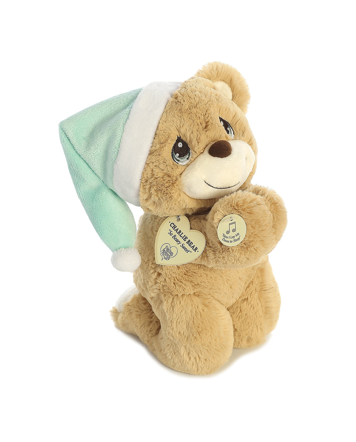 Aurora Charlie Prayer Bear front view, cozy cuddle for comfort