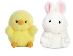 Aurora Chickadee Chick 5-inch plush face, soft and huggable for baby playtime