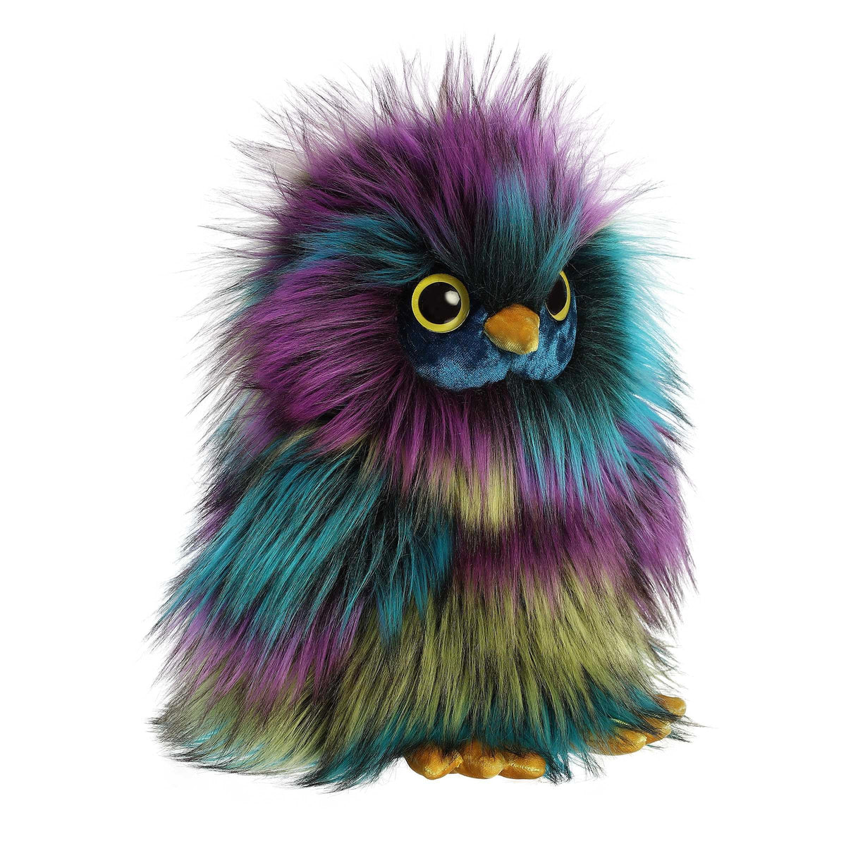 Aurora Eden Owl plush features multicolor fur for imaginative play and display.