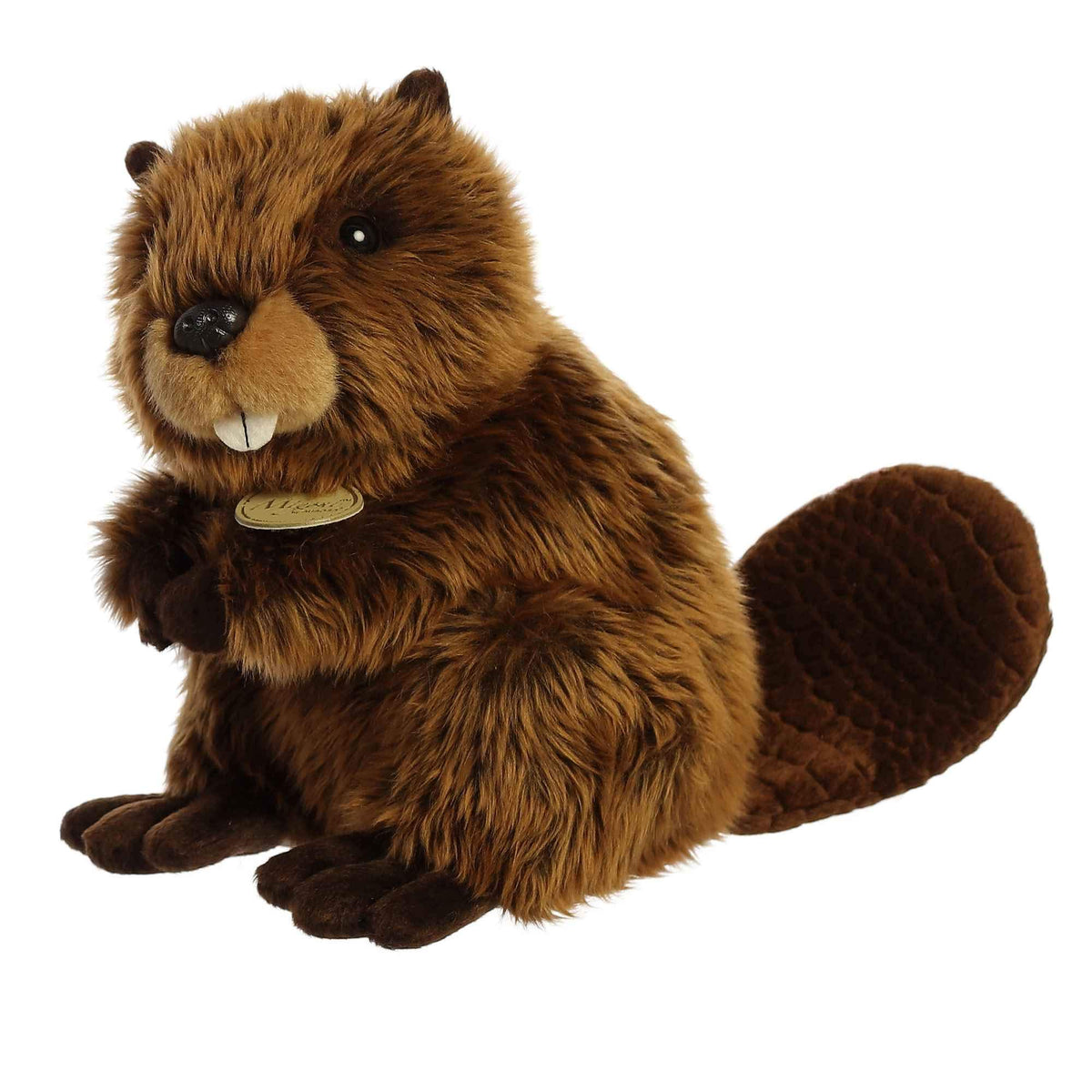 Aurora Miyoni beaver coat texture showcases premium materials for lasting plush