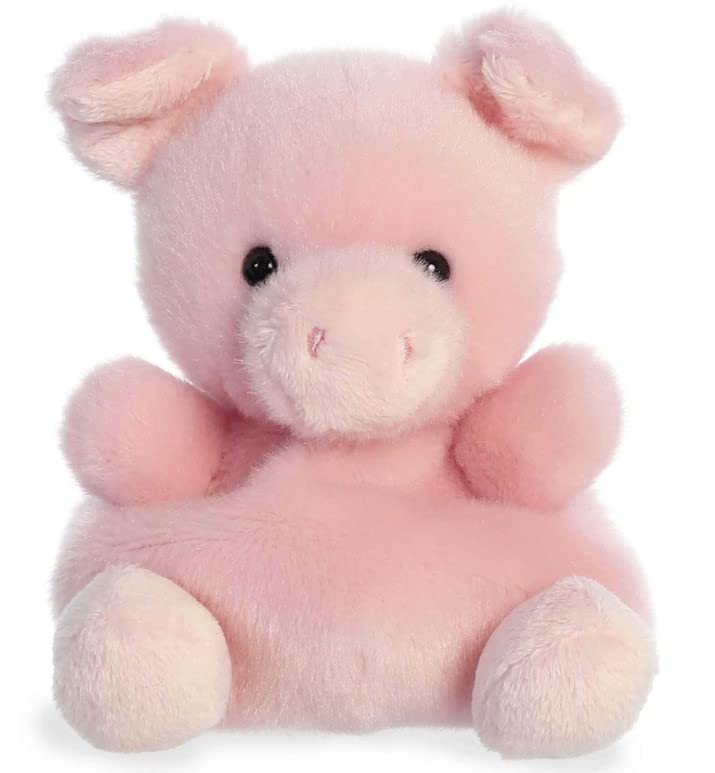 Aurora Palm Pals soft plush closeup emphasizes texture and comforting cuddliness.