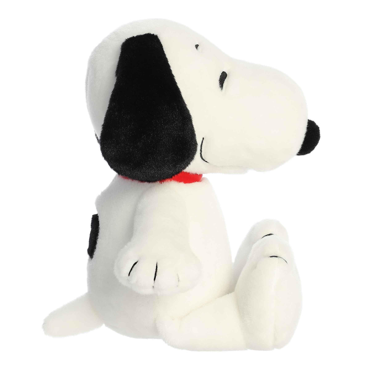 Aurora Peanuts Woodstock 6.5-inch Floppy Legs plush, bright yellow buddy for play and display.