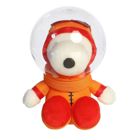 Aurora Peanuts Snoopy plush close-up shows soft fabric and durable stitching.