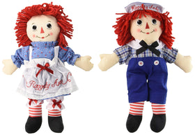 Aurora Raggedy Ann 16-inch doll with yarn hair for soft, nostalgic play.