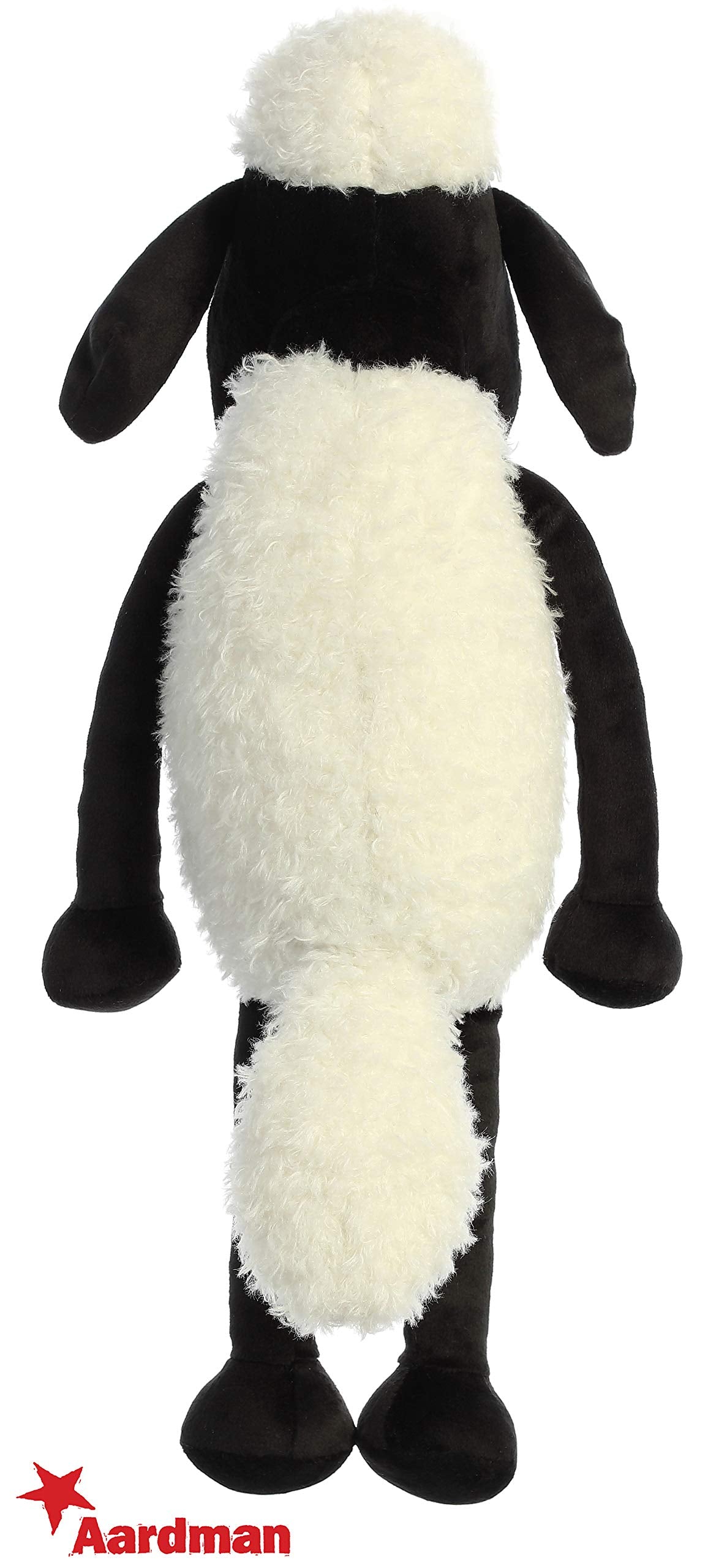 Packaging display for the Aurora Shaun the Sheep plush, ready to gift.