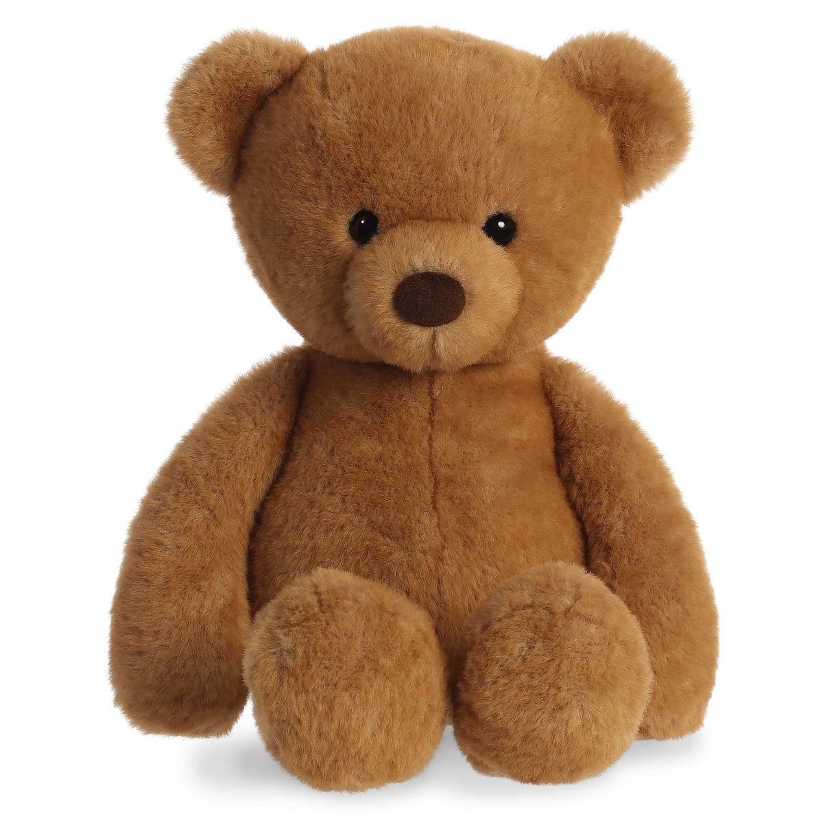 Aurora Snuggly Softie Bear front view showcasing plush warmth for imaginative play