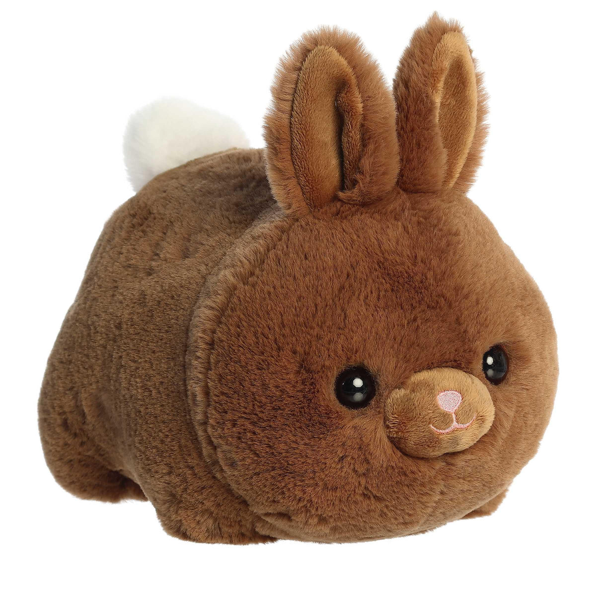 Aurora Spudsters Brownie Bunny plush with cloud-like softness for comforting hugs