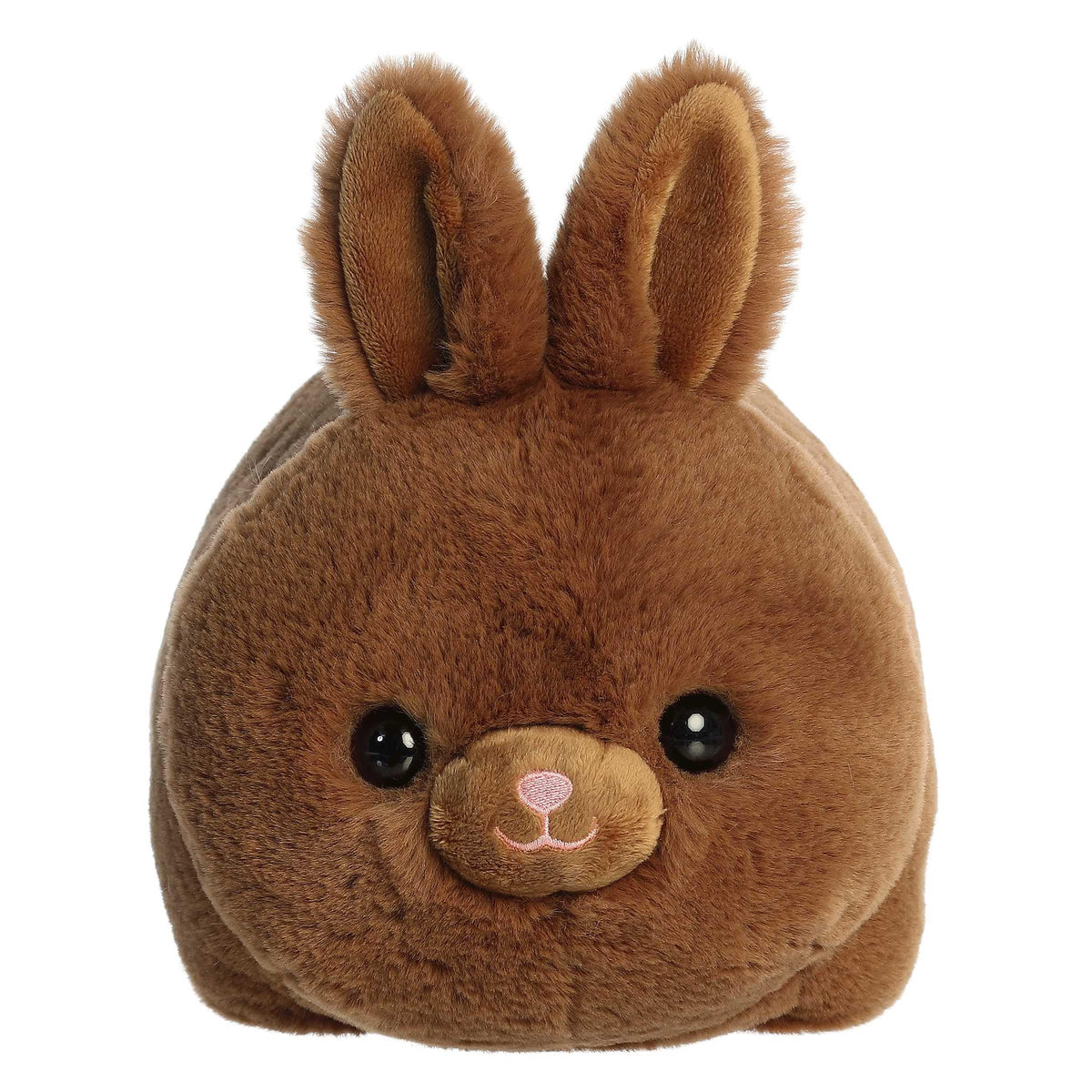 Aurora Spudsters Brownie Bunny round shape plush ideal for cuddling