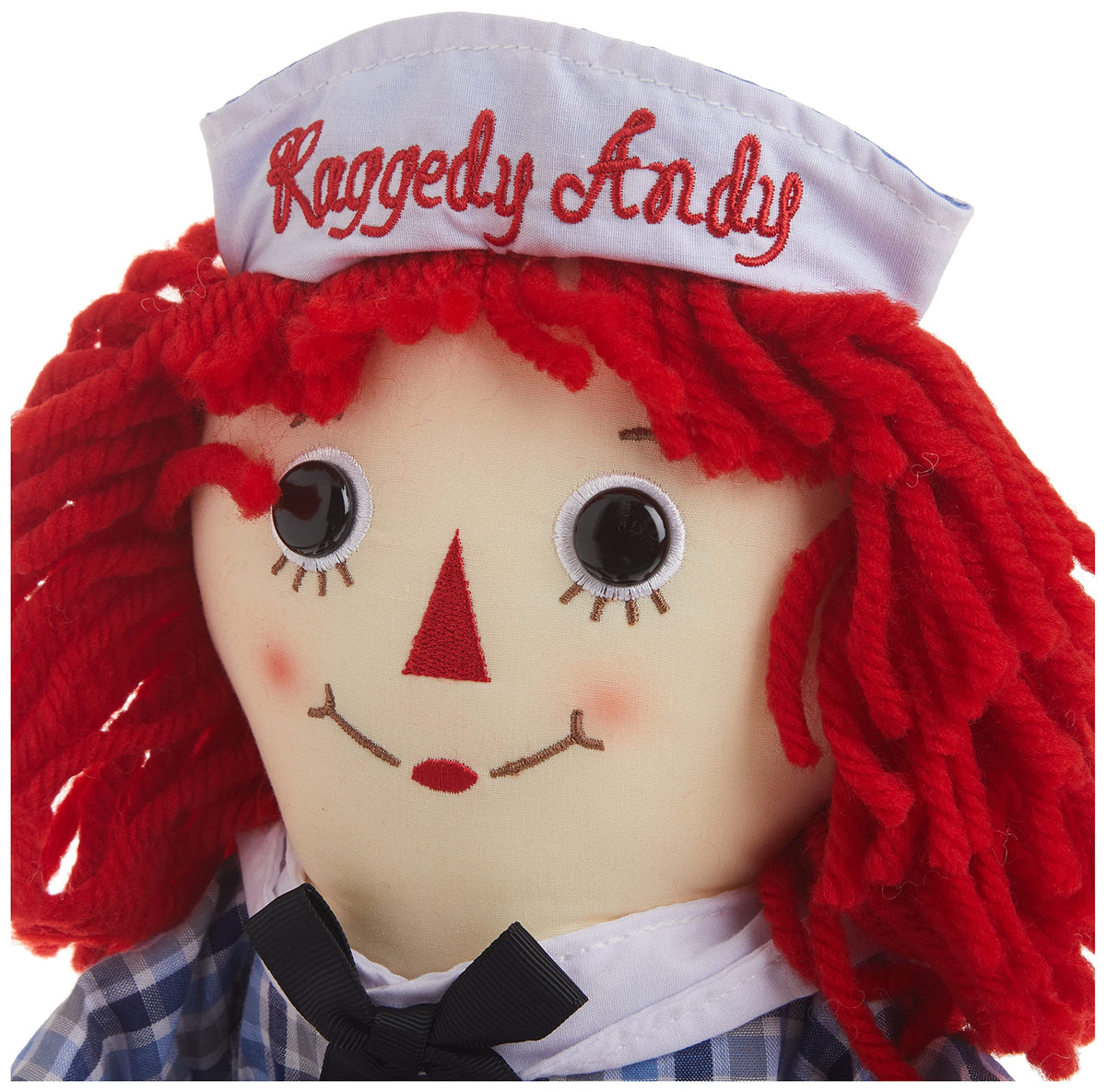 Aurora Raggedy Andy soft plush fabric offering a cuddly feel for daily play.