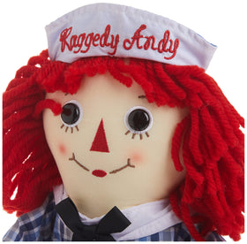 Aurora Raggedy Andy soft plush fabric offering a cuddly feel for daily play.