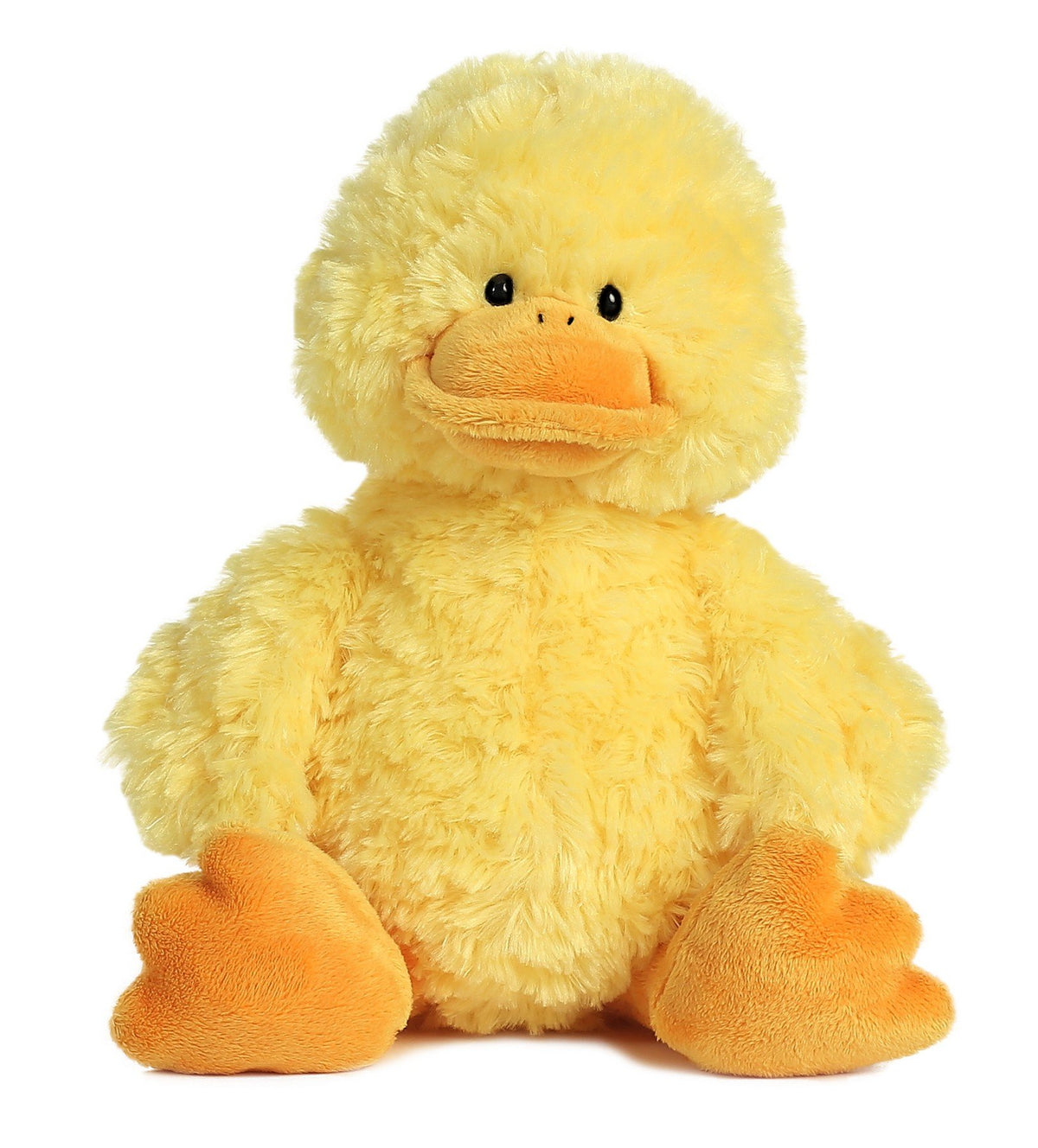Aurora Tubbie Wubbies Duck 12-inch plush ideal for cuddling and room decor.