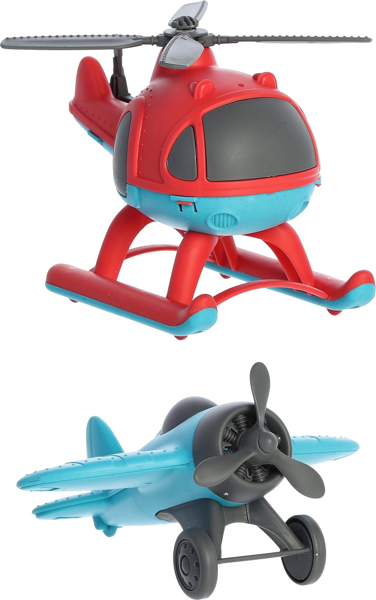 Aurora Wheatley helicopter blue top view showing balance.