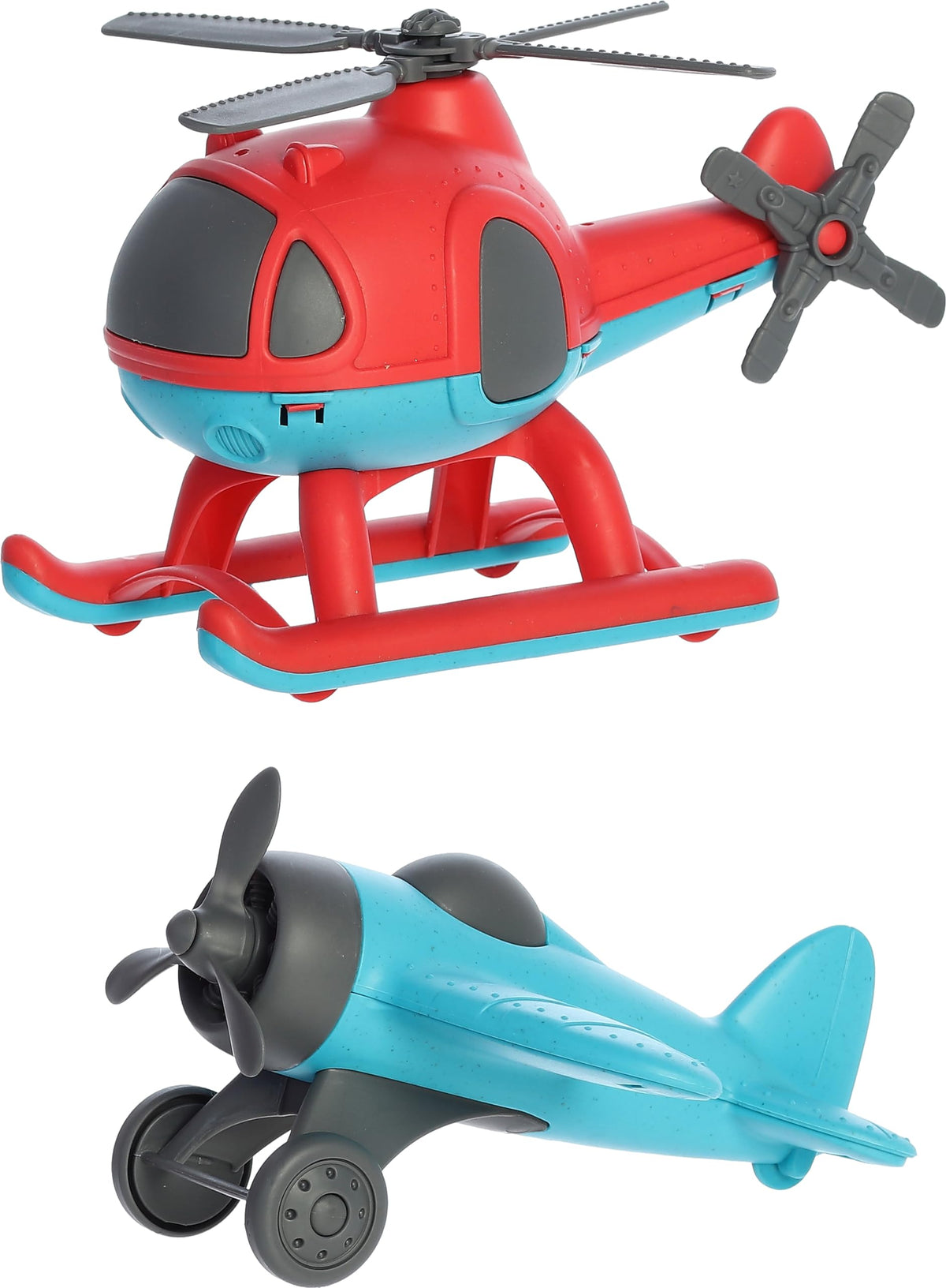 Aurora Wheatley plane-helicopter blue playset for versatile pretend play.