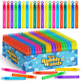 AuroTops 360 mini bubble wands pack delivers portable play for parties