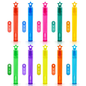 AuroTops 6 ml bubble solution in each wand for clean, long-lasting bubbles
