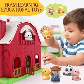 AuroTops cow finger puppet helps kids explore farm life