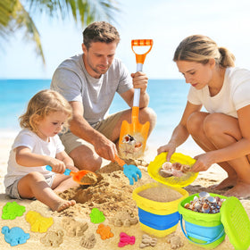 AuroTops colorful beach toy set ideal for outdoor play and travel
