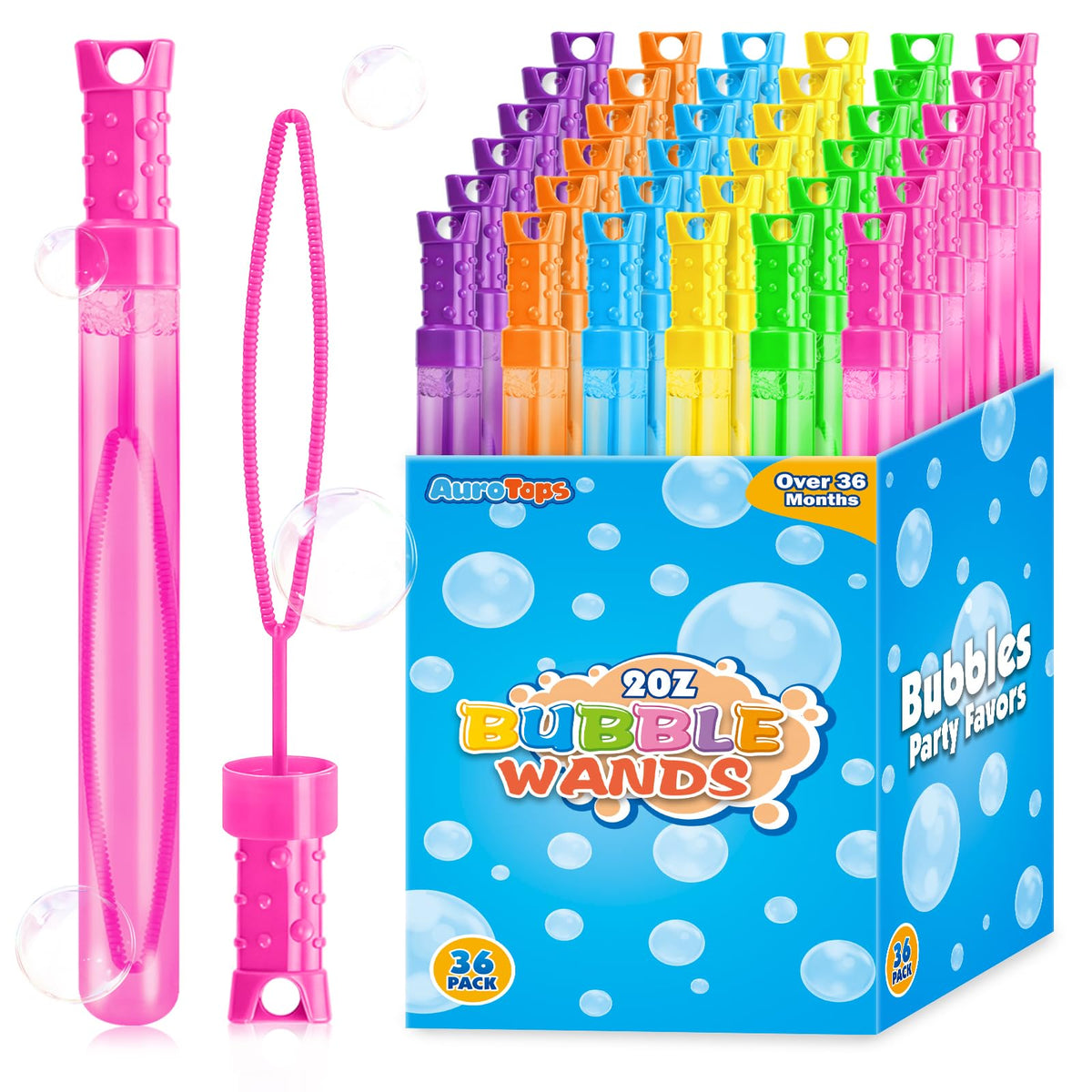 AuroTops giant 36-pcs bubble wand set fuels lively outdoor play.