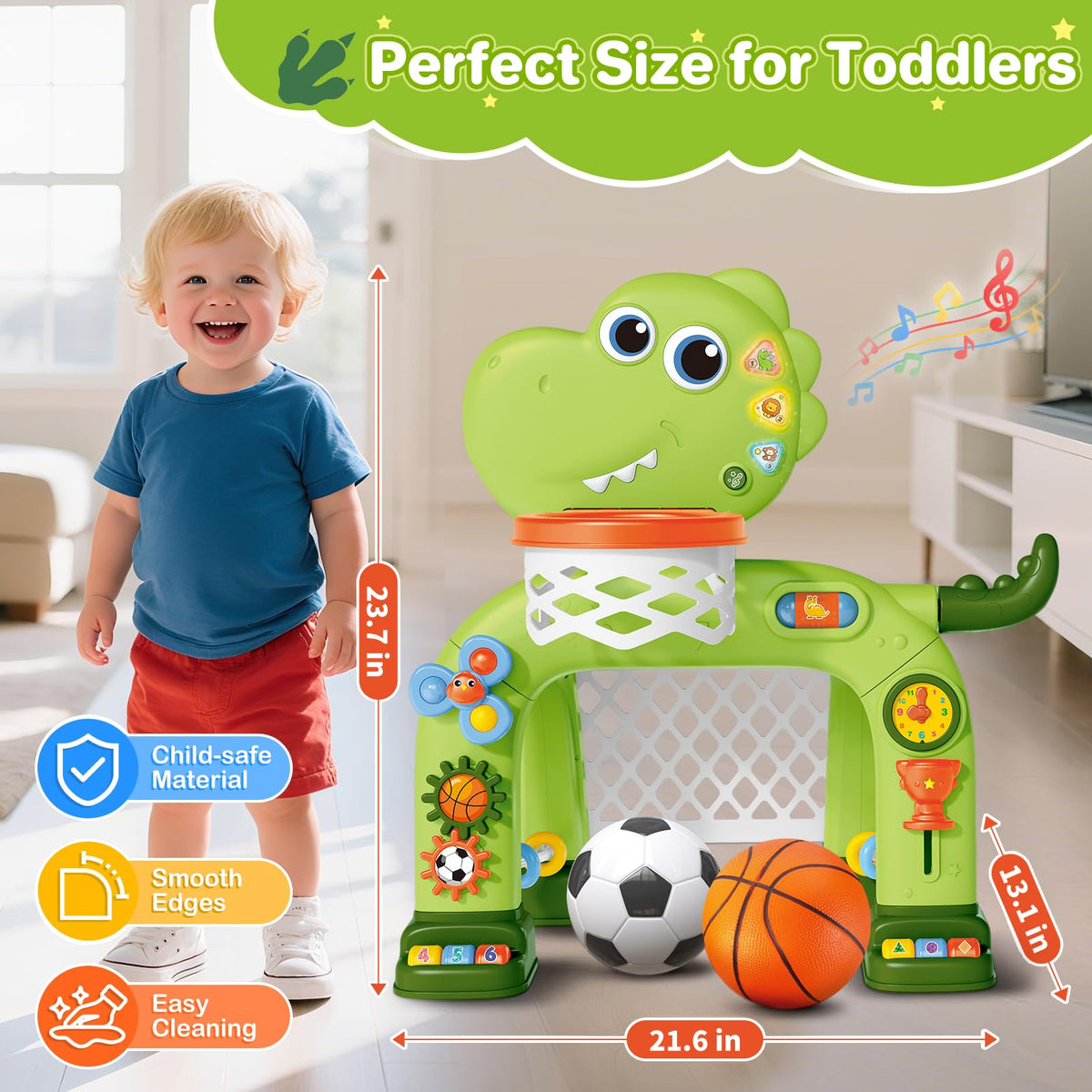 AuroTops toy with lights and music engages senses during exploration
