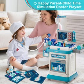 AuroTops Doctor Kit simulated thermometer adds authentic check-up moments.