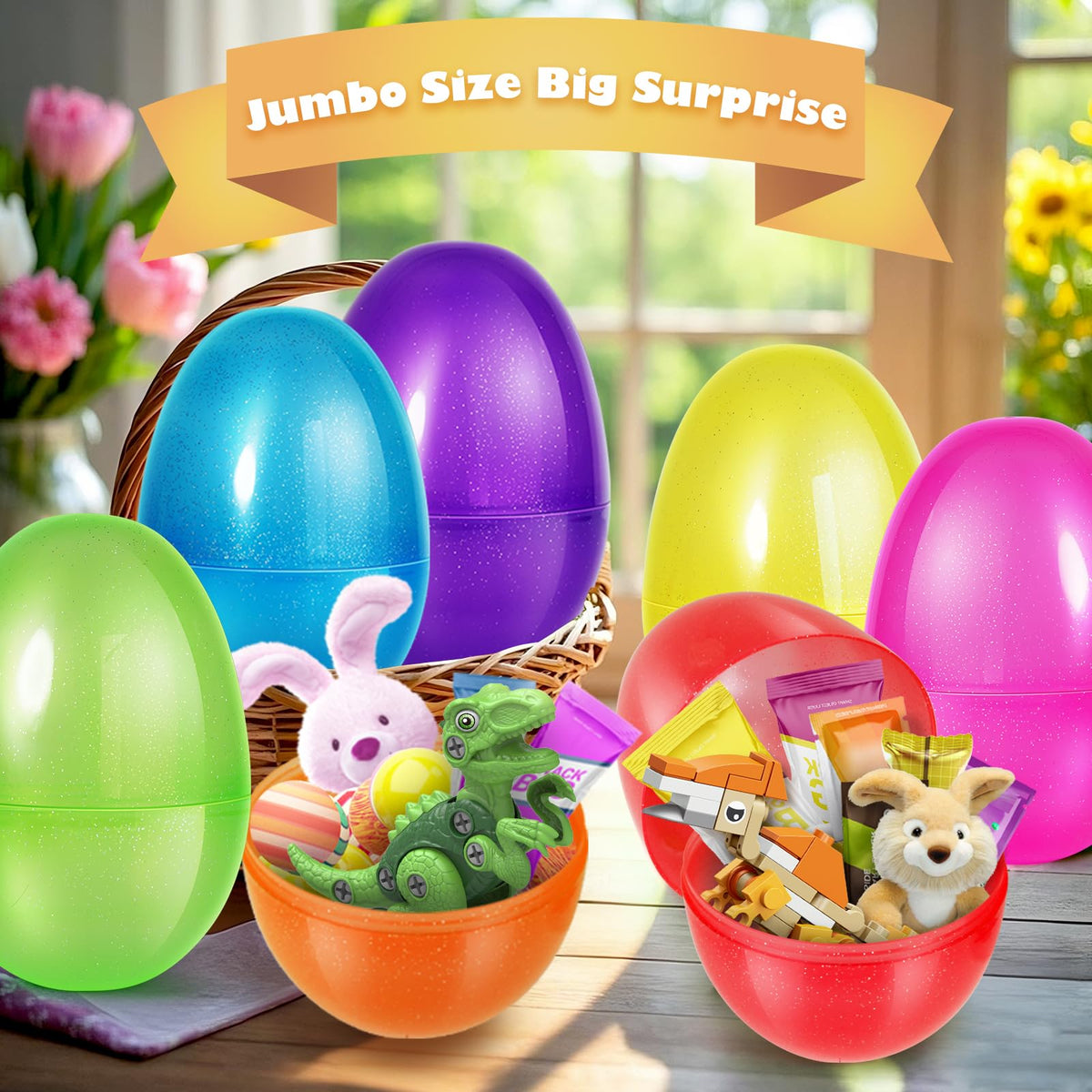 AuroTops empty Easter eggs perfect for party favors and decorations.