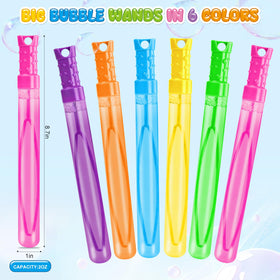 AuroTops green wand in action producing lively bubbles at summer parties.