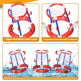 AuroTops hoops and hooks arranged for easy setup and play
