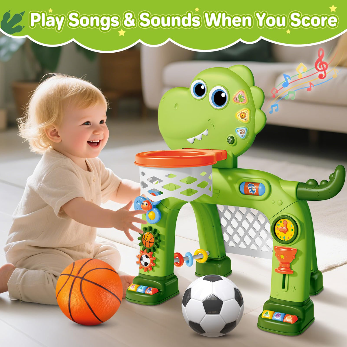 AuroTops rolling dinosaur tail wheel adds movement and interactive fun