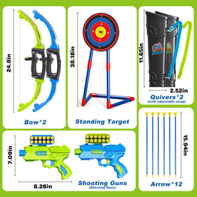 AuroTops standing target with detachable bows for versatile practice.
