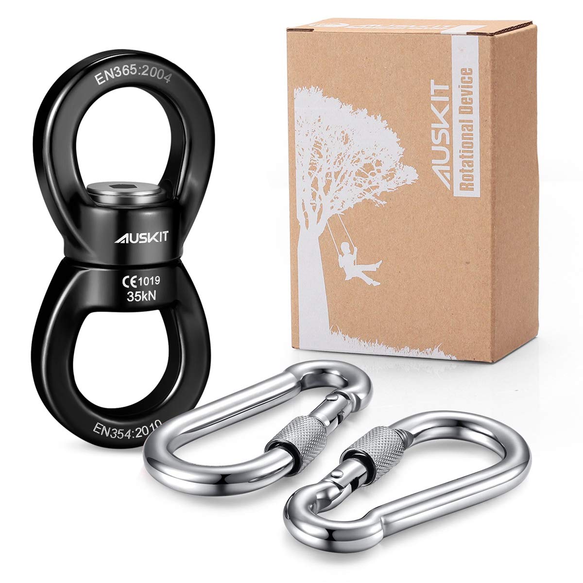 AusKit swing swivel 360-degree rotation for silent, smooth swinging