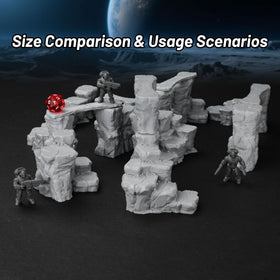 AUSPDICE 28mm Miniature Path suits D&D and similar systems for movement.