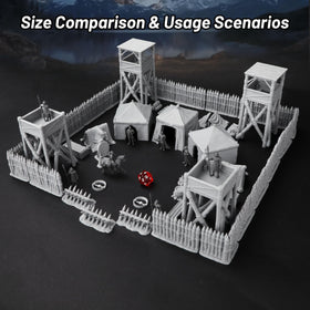 AUSPDICE AF676 barricades provide cover and strategic depth for skirmishes on your map.
