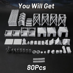 AUSPDICE AF676 modular assembly keeps setup quick and adaptable for different scenarios.