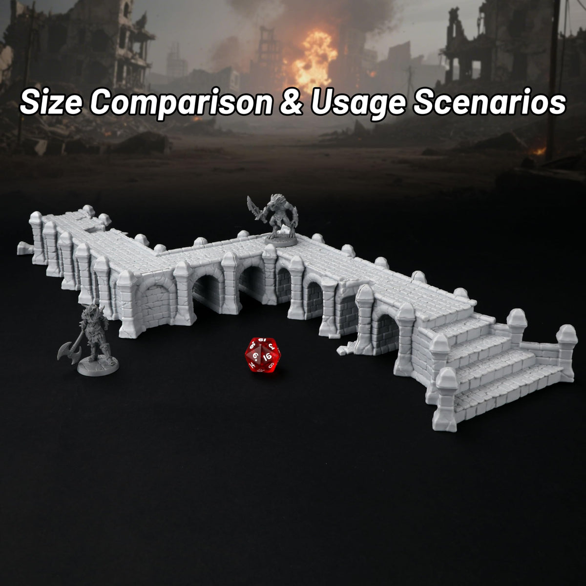 AUSPDICE AF687 Modular arches and rails enable flexible dungeon layouts