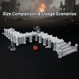 AUSPDICE AF687 Modular arches and rails enable flexible dungeon layouts