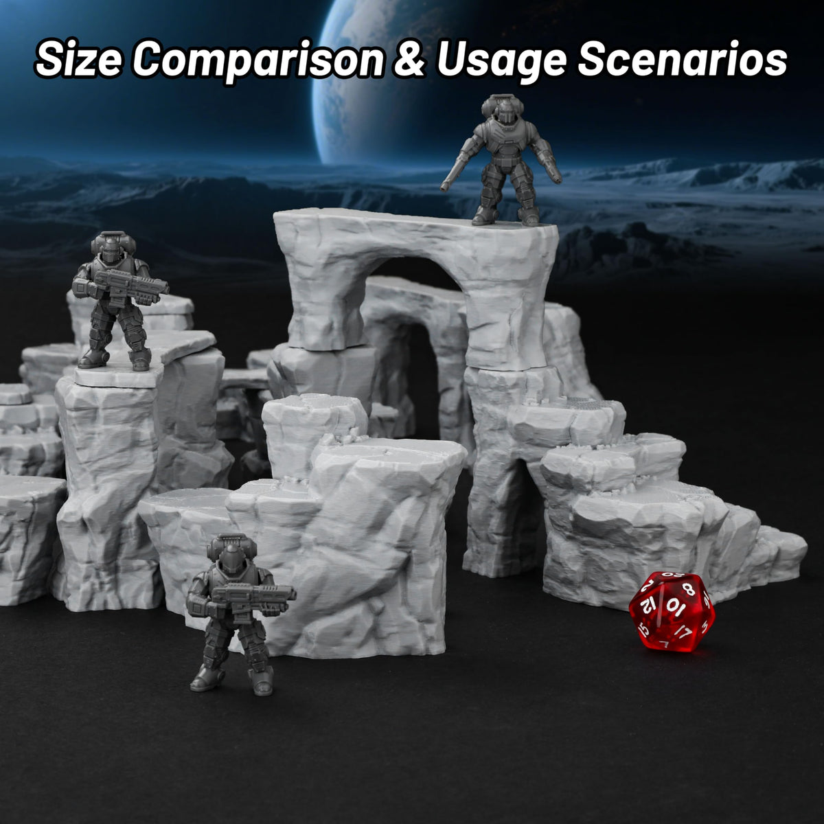 AUSPDICE Archway TTRPG Structure delivers durable, textured stone aesthetics.