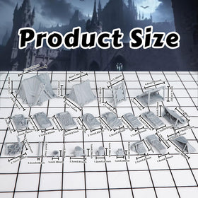 AUSPDICE camp scene terrain pieces for dynamic D&D encounters