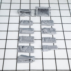 AUSPDICE DND camp and terrain miniatures for tabletop gameplay and narrative scenes