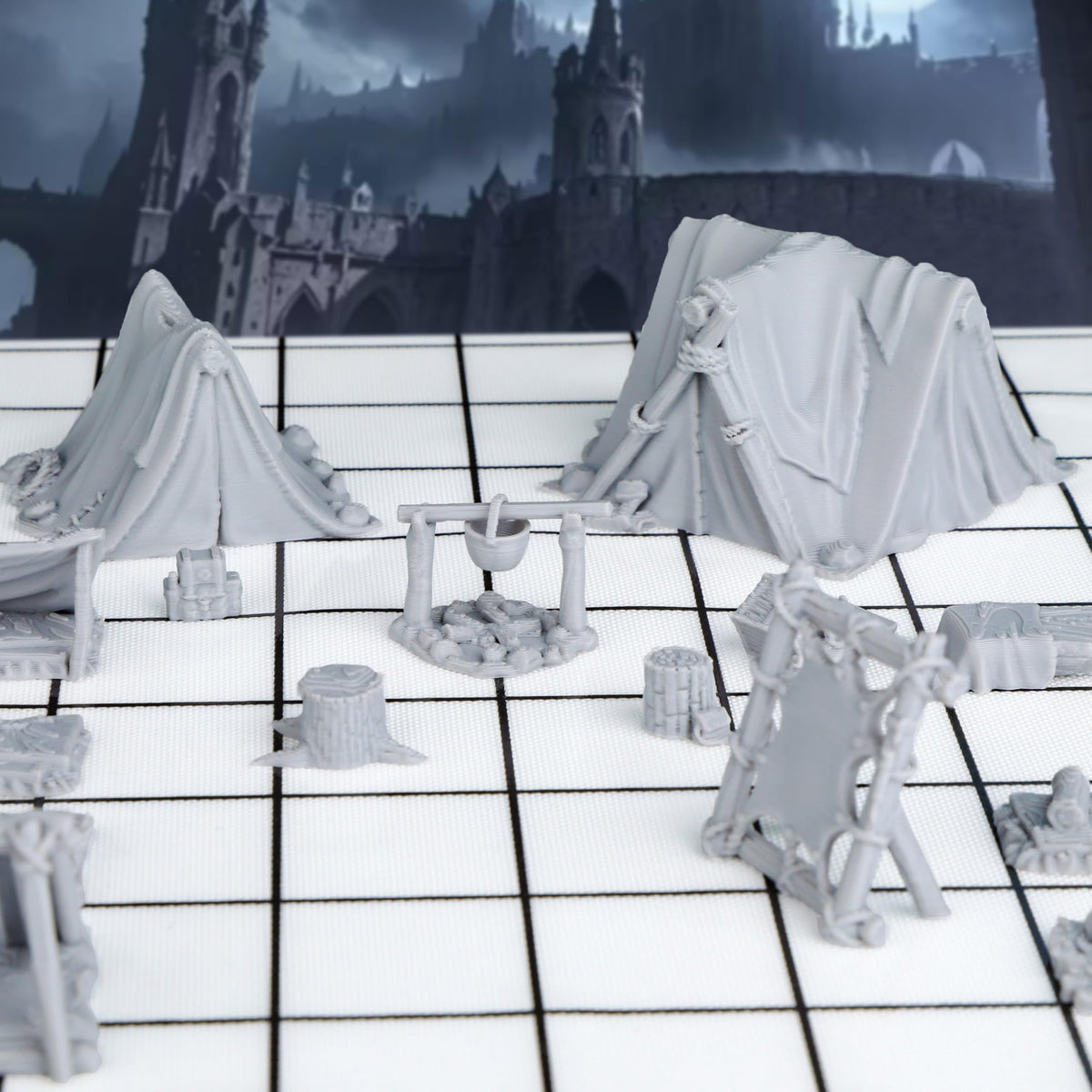 AUSPDICE high-detail 3D-printed terrain enhances D&D, Warhammer, and RPG maps