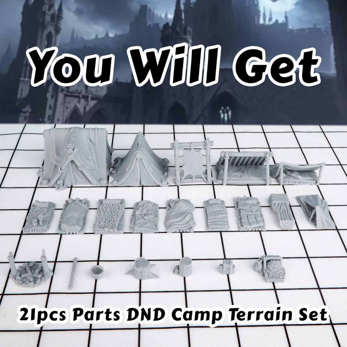 AUSPDICE paint-ready miniatures kit for personalized RPG worlds
