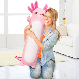 Auspicious Beginning axolotl plush 35-4inch size for adults and kids