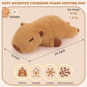 Auspicious Beginning Capybara stuffed animal with a soft, cuddly design for comforting moments.